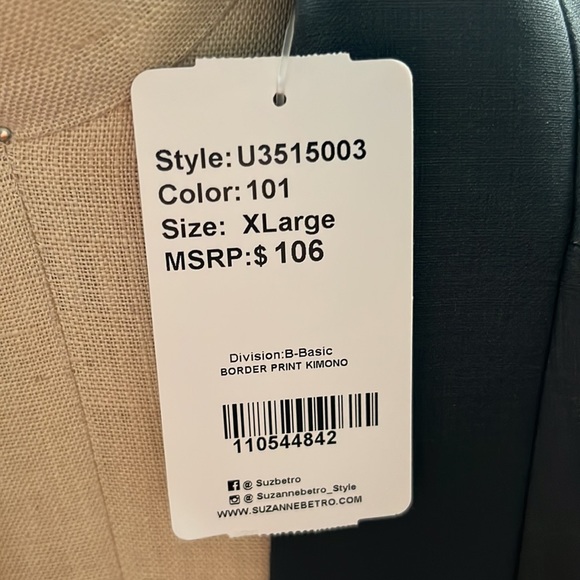 Simple Suzanne Betro grey duster with birds size Xl - Picture 3 of 8